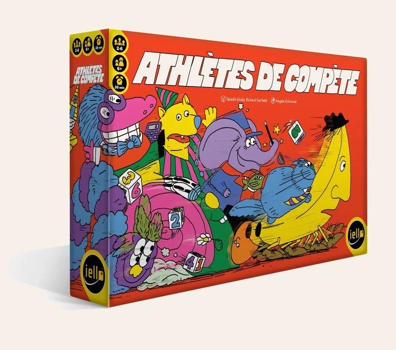 Boîte du jeu Athlètes de Compète
